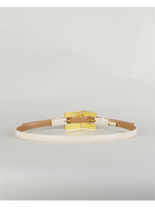 Cintura sottile in materiale sintetico con fibbia logo Elisabetta Franchi ELISABETTA FRANCHI | Cintura | CT03S41E2193